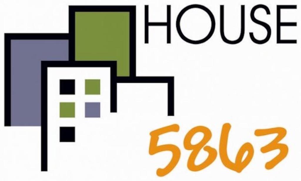 a logo for a house at House 5863- Chicago's Premier Bed and Breakfast in Chicago