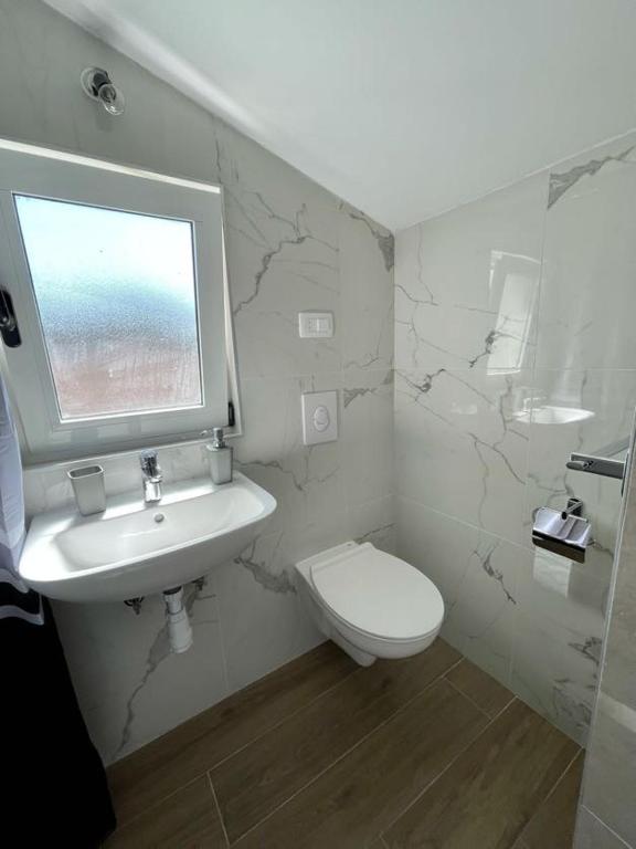 Koupelna v ubytování Apartment Venera