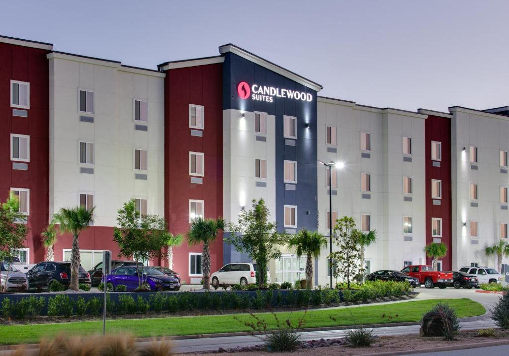 a rendering of the front of a building at Candlewood Suites DFW West - Hurst, an IHG Hotel in Hurst