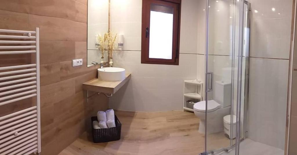 Koupelna v ubytování Apartamentos El Arenal