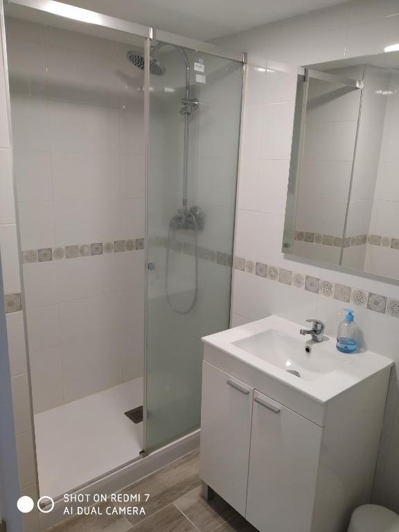 Koupelna v ubytování El Colmenar Apartamento