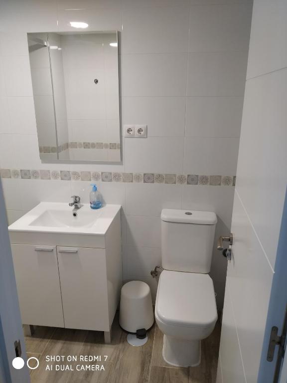 Koupelna v ubytování El Colmenar Apartamento