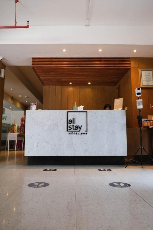 Vstupní hala nebo recepce v ubytování Allstay Hotel Semarang Simpang Lima