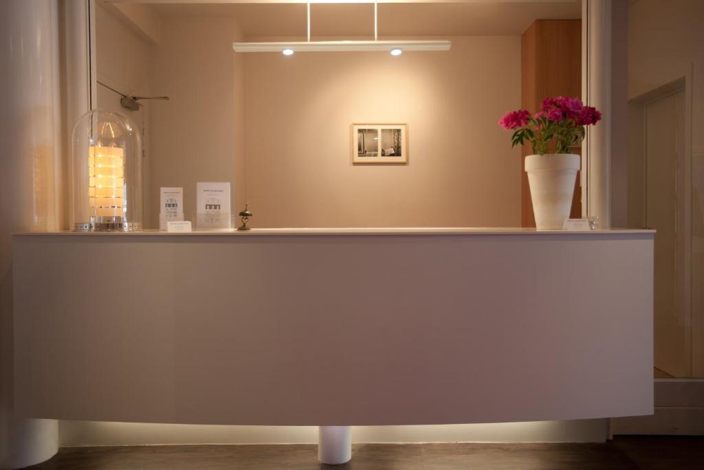 Koupelna v ubytování Hotel Van Bunnen