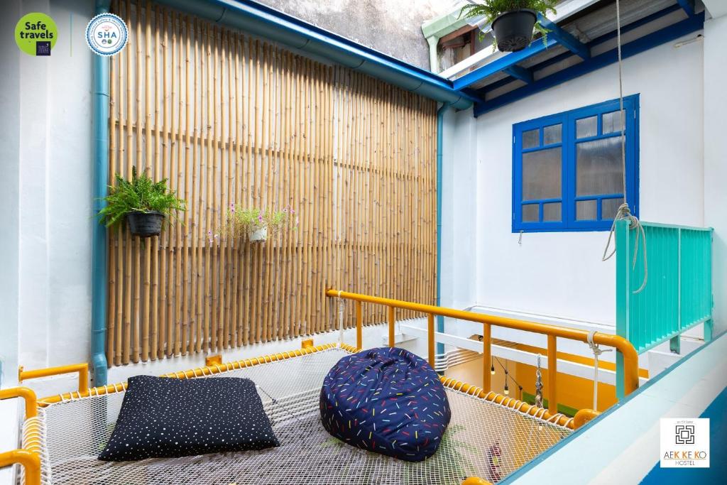 Posezení v ubytování Aekkeko hostel