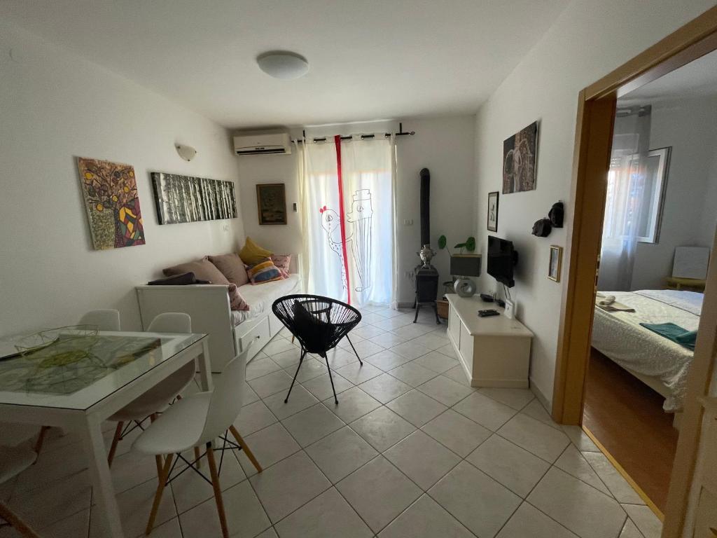 Posteľ alebo postele v izbe v ubytovaní Andrea Apartment Peroj