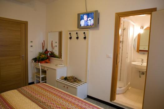 Koupelna v ubytování Hotel Villa Ginevra