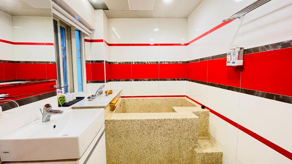 Koupelna v ubytování Jabez B&B