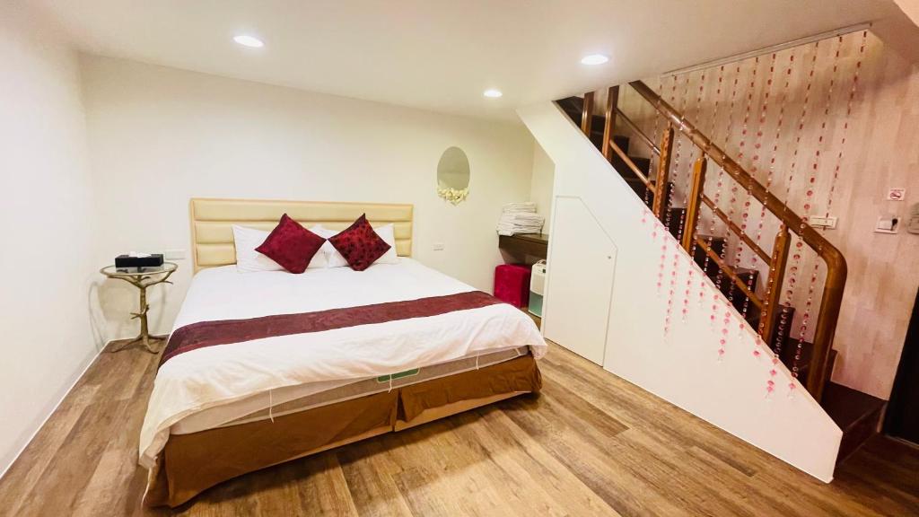 Postel nebo postele na pokoji v ubytování Jabez B&B