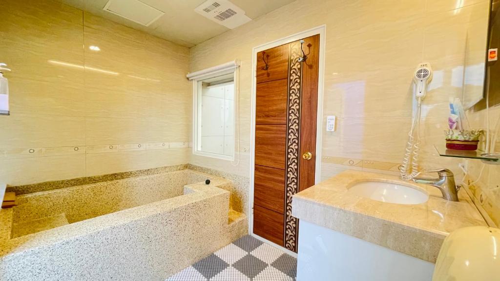 Koupelna v ubytování Jabez B&B