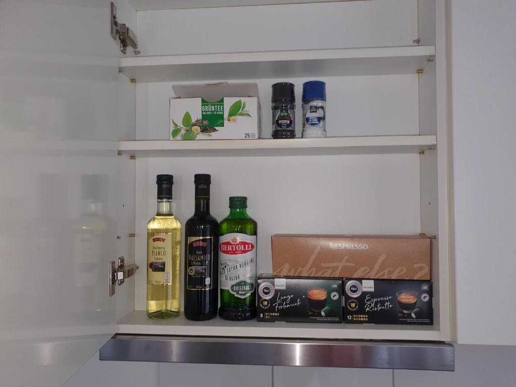 Nápoje v ubytování Schönes Studio in Arbon am Bodensee Neu Klimatisiert !