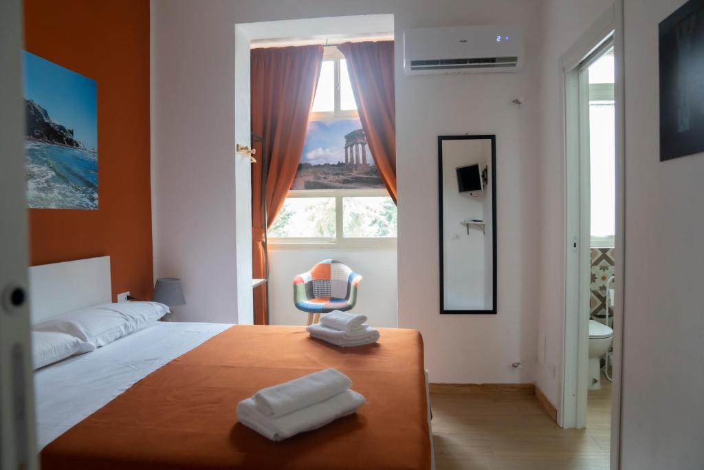 Posteľ alebo postele v izbe v ubytovaní B&B Socrate