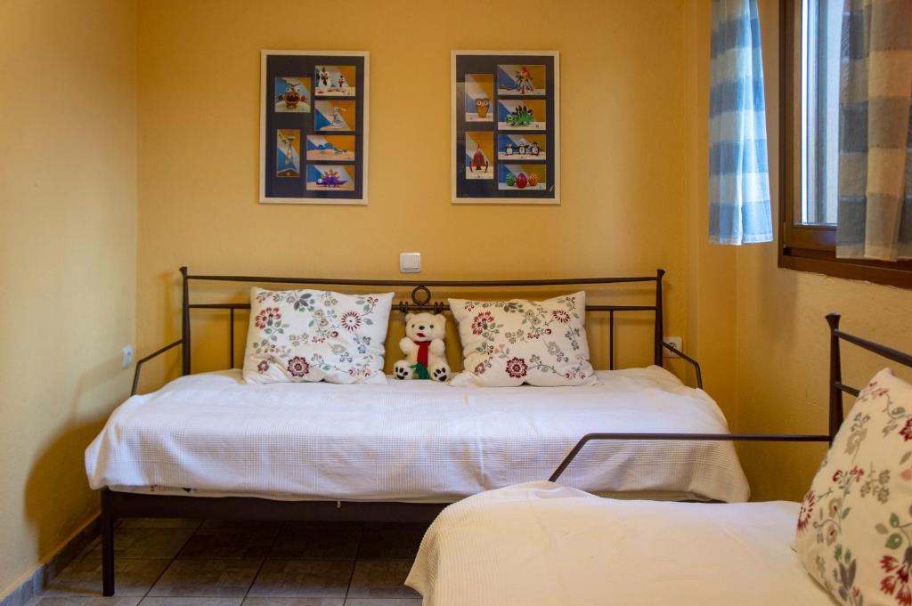 Postel nebo postele na pokoji v ubytování Seaview Maisonette
