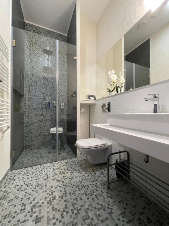 Koupelna v ubytování Smart Hotel Budapest