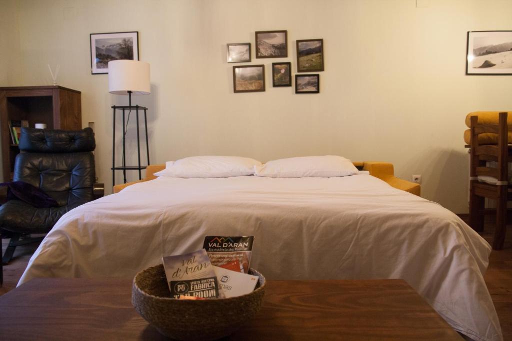 Postel nebo postele na pokoji v ubytování Apartamento Toran