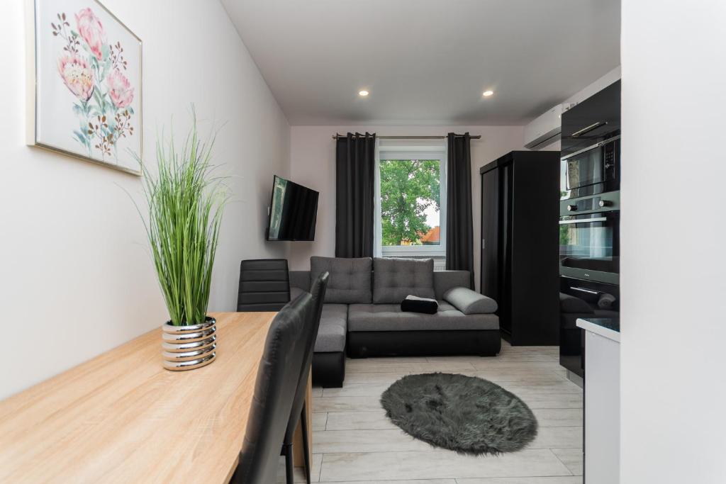 Posezení v ubytování VIP House Apartamenty