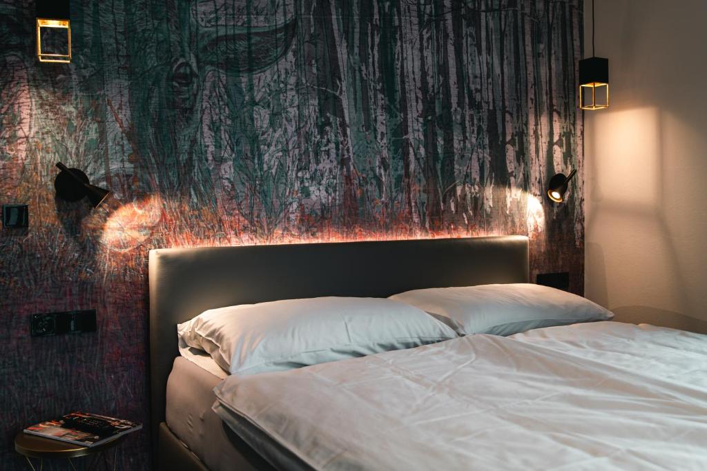Postel nebo postele na pokoji v ubytování CHICLIVING Appartements