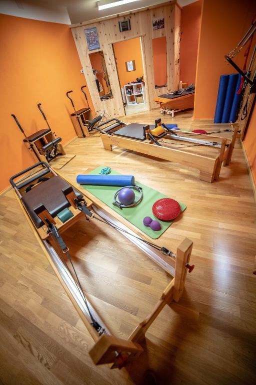Fitness centrum a/nebo fitness zařízení v ubytování Walsertal Residence
