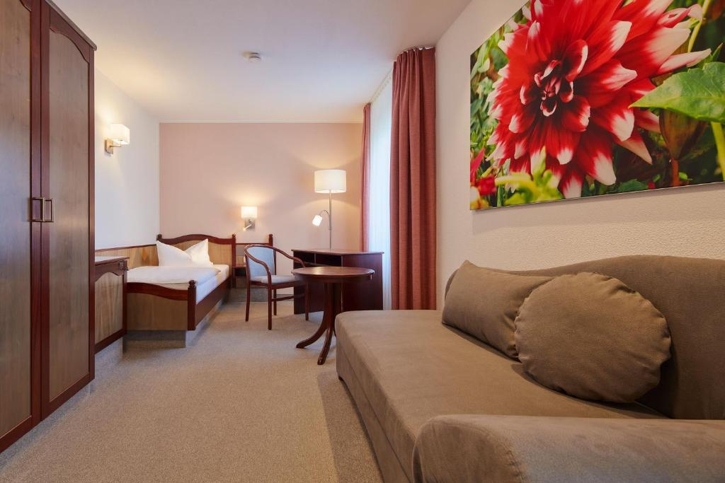 Posezení v ubytování Hotel garni Sonnenhof