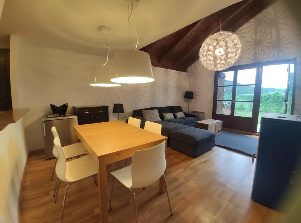 Posezení v ubytování Casa Rayera