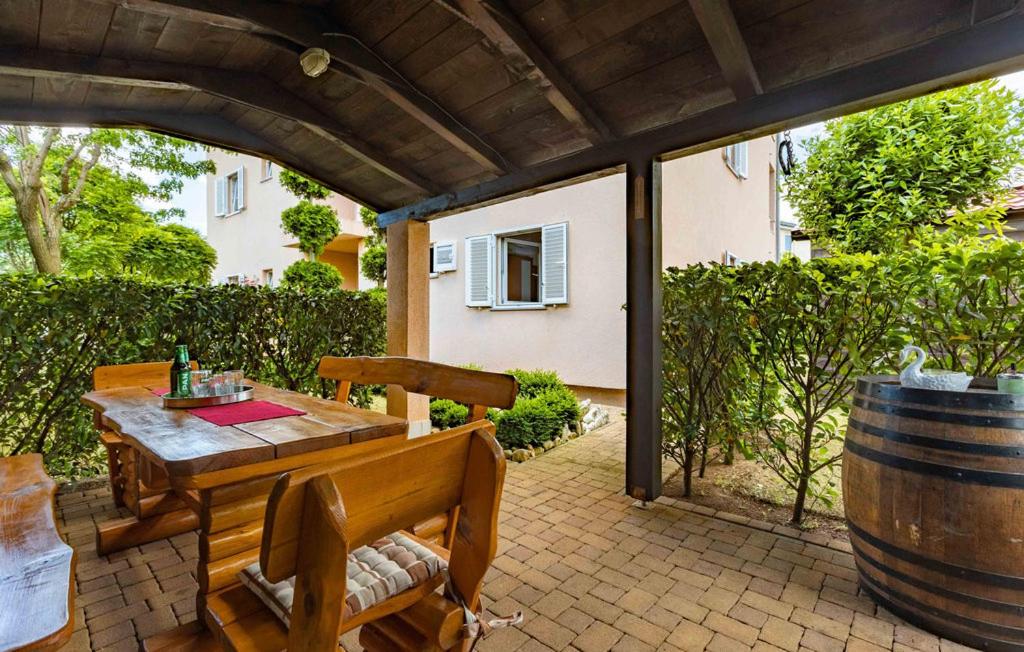 Zahrada ubytování Apartments Dunja Malinska
