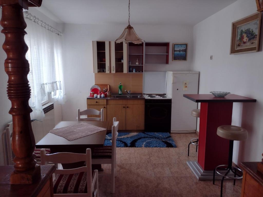 Kuchyň nebo kuchyňský kout v ubytování Ćane Rooms