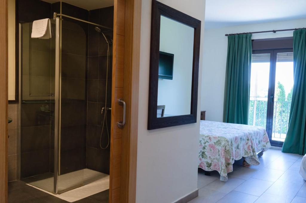 Koupelna v ubytování Hotel El Rondón