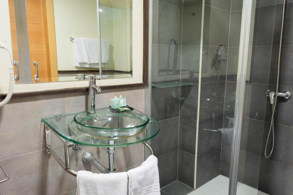 Koupelna v ubytování Hotel El Rondón