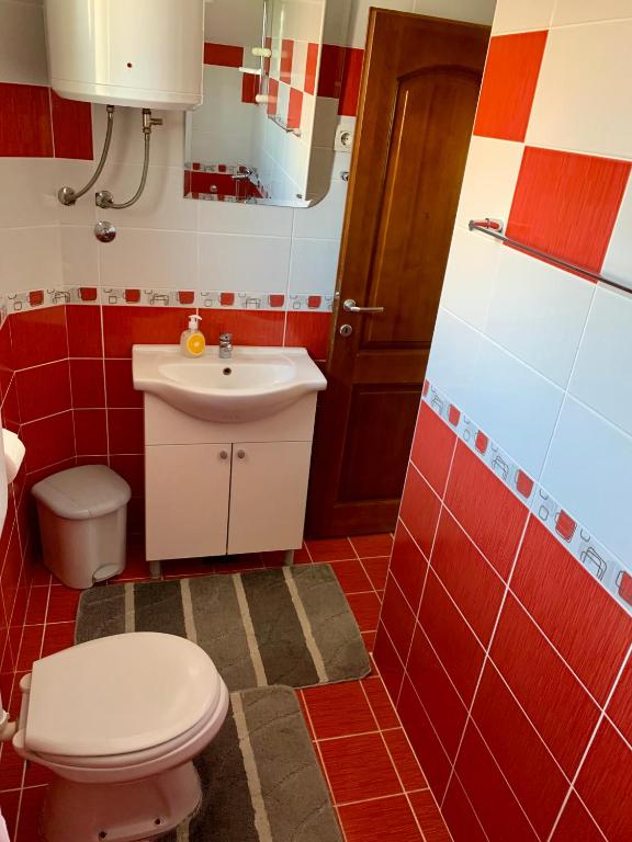 Koupelna v ubytování Vila Darija Zlatar - studio apartman br. 4