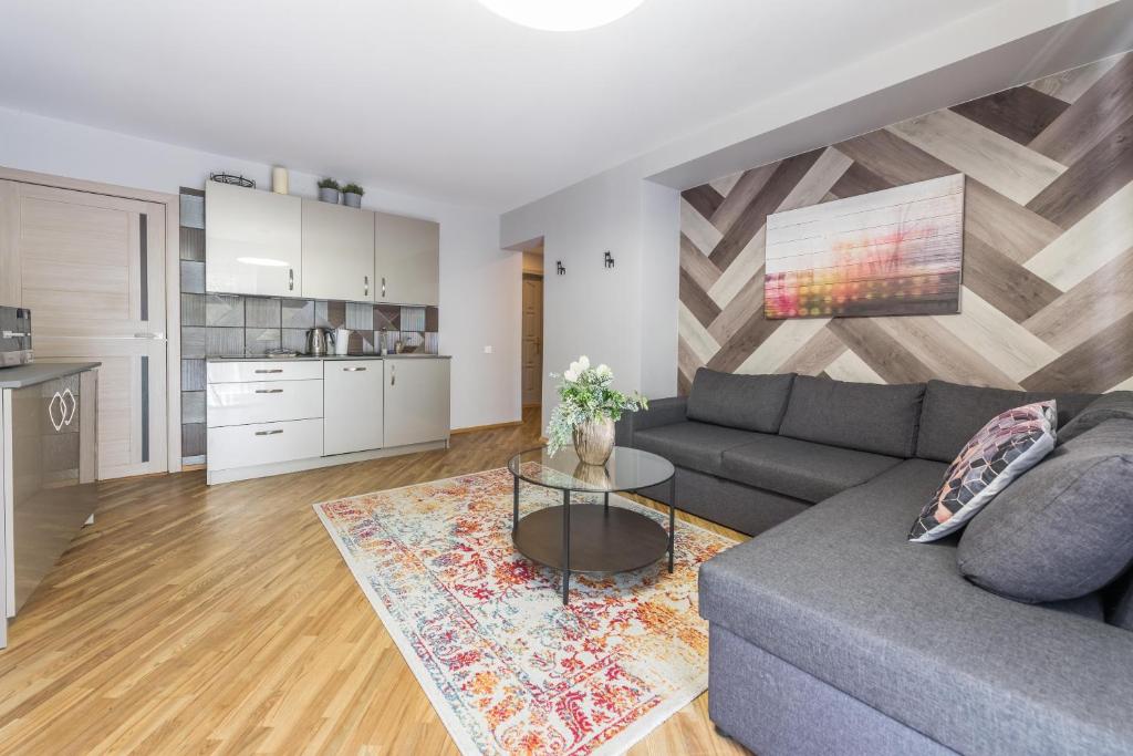 Køkken eller tekøkken på Taikos hill apartament