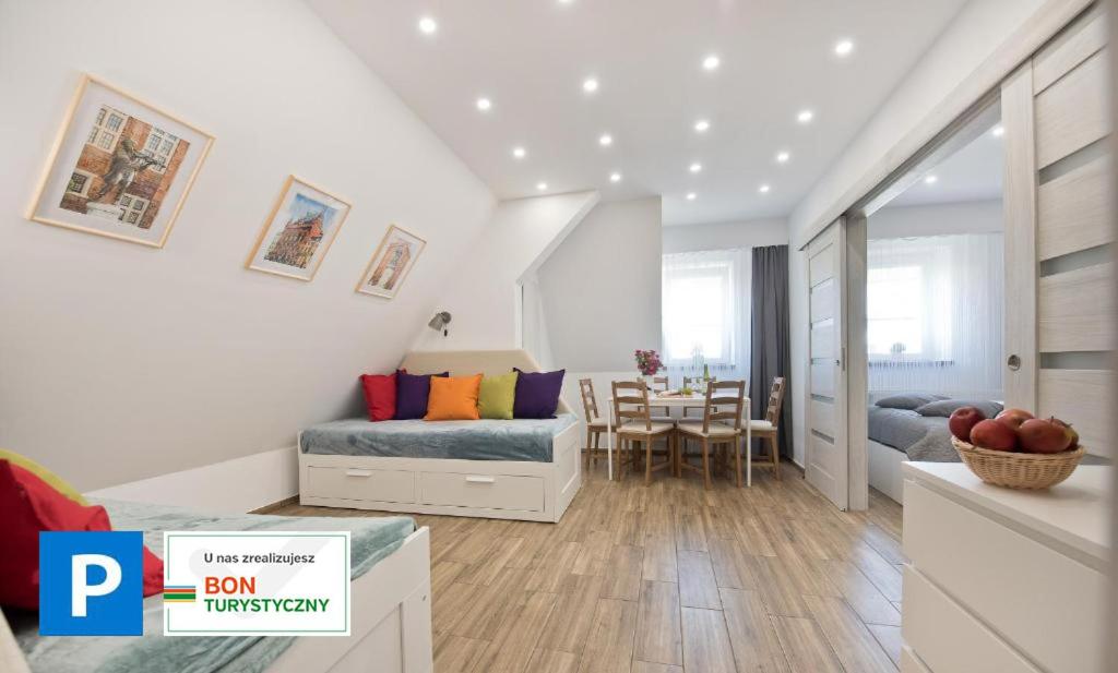 Posezení v ubytování Apartament Centrum 3