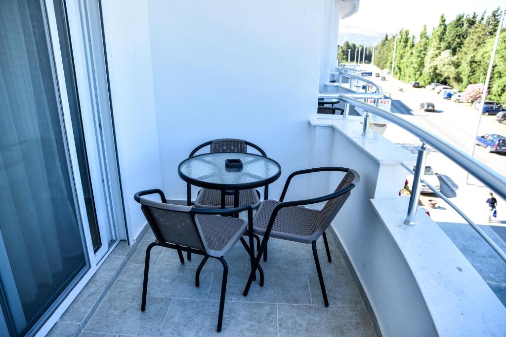 Balkón nebo terasa v ubytování Casa Sinani
