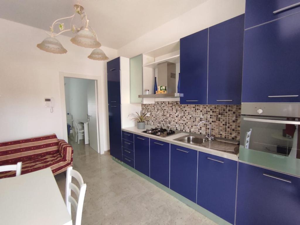 Kuchyň nebo kuchyňský kout v ubytování Lemon Apartments