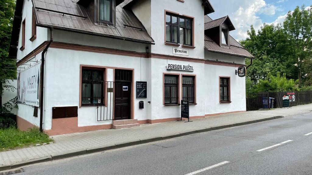 Budova, kde se penzion nachází