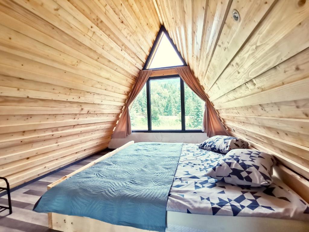 Postel nebo postele na pokoji v ubytování Tana dell Lupo