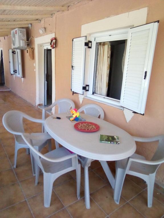 A seating area at Villa Angela, Traditional Villa in the village