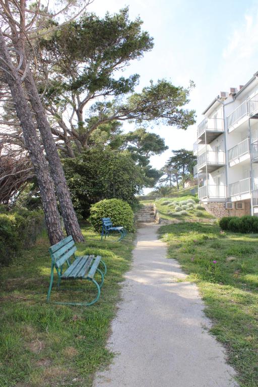 Zahrada ubytování Apartments Kaldana
