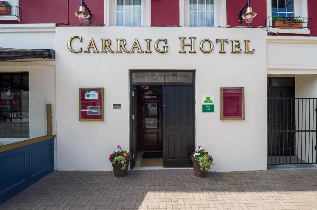 Certificato, attestato, insegna o altro documento esposto da The Carraig Hotel