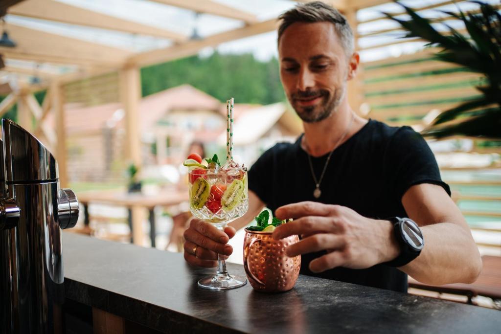 Hosté ubytování Lakeside Petzen Glamping