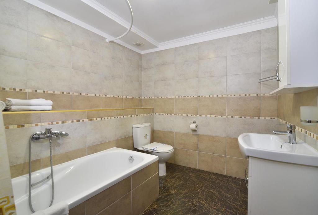 Koupelna v ubytování Venus hotel