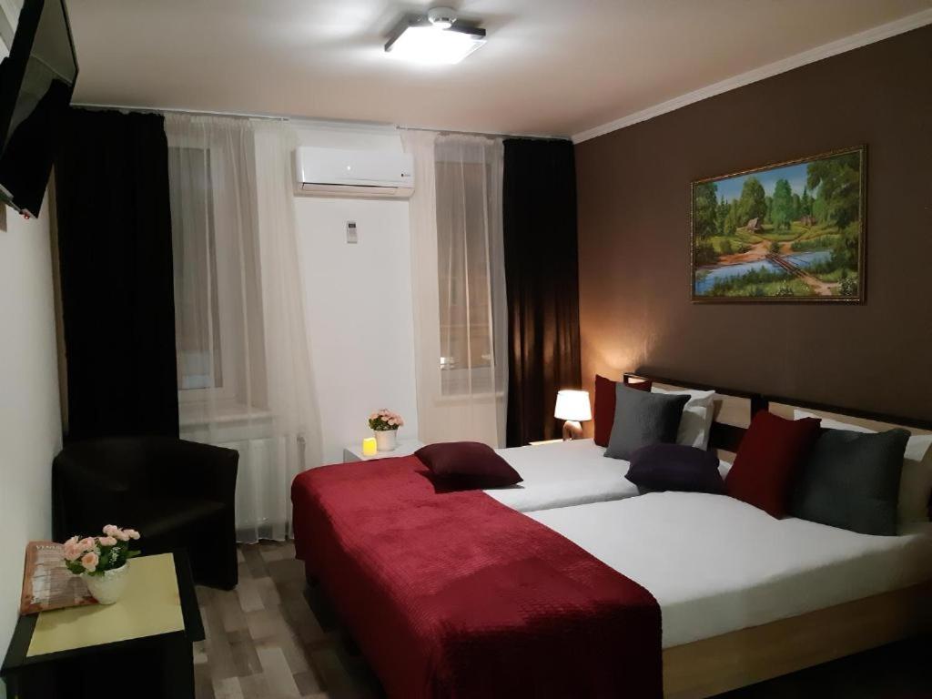 Postel nebo postele na pokoji v ubytování Venus hotel