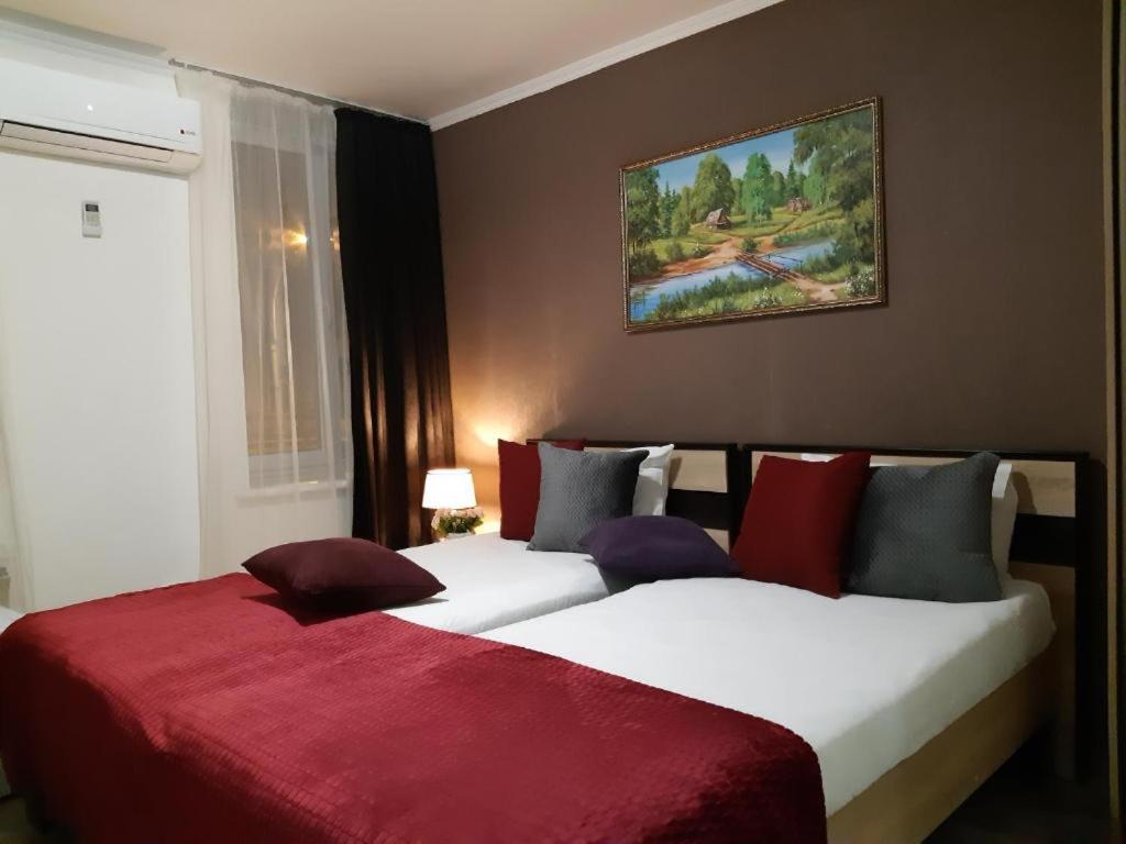 Postel nebo postele na pokoji v ubytování Venus hotel