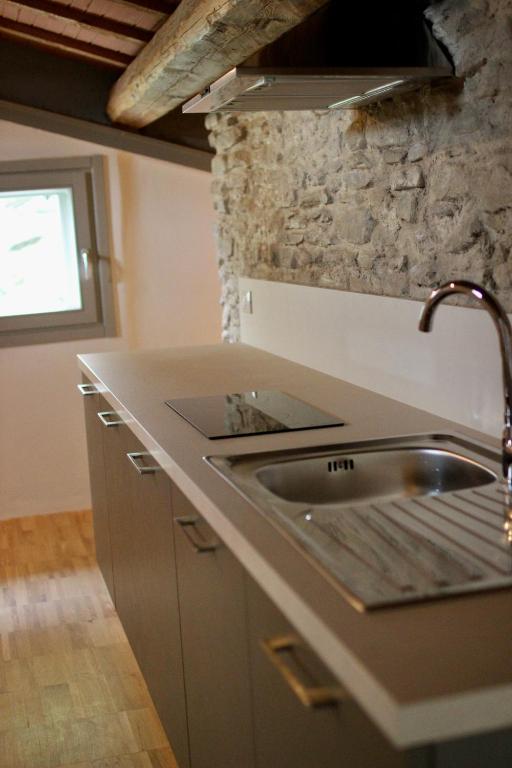 Kuchyň nebo kuchyňský kout v ubytování Relais Mevigo - Casa Pietra