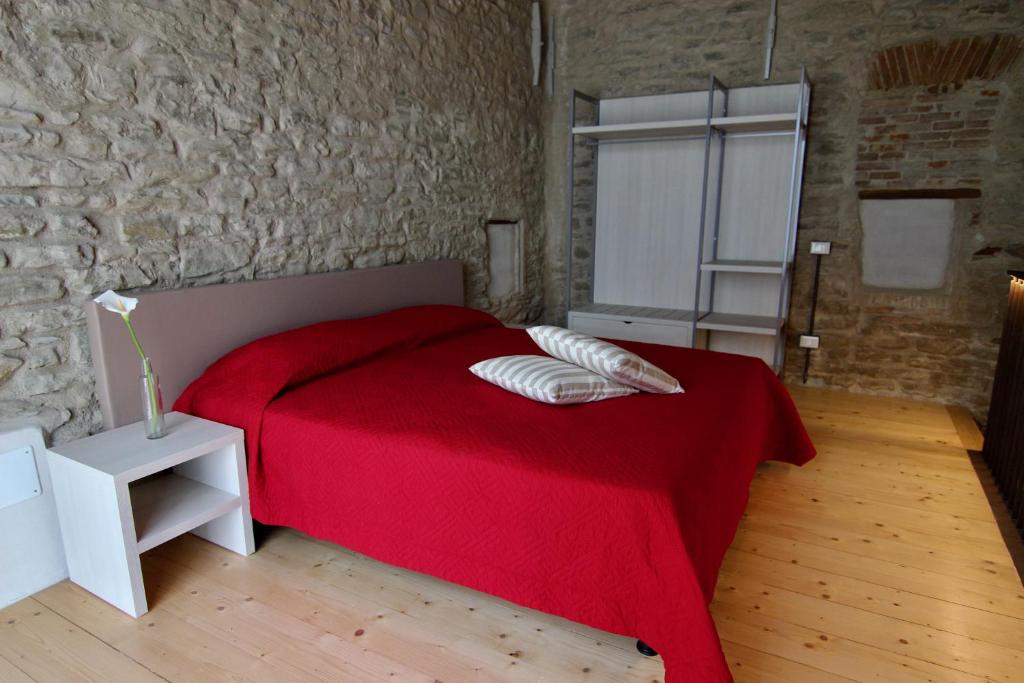 Postel nebo postele na pokoji v ubytování Relais Mevigo - Casa Pietra
