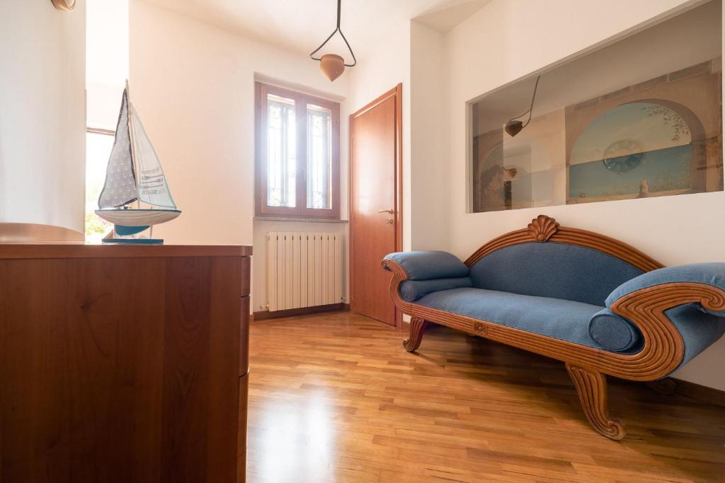 Posezení v ubytování Les Chambres