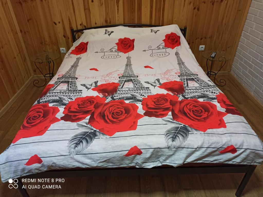 En eller flere senge i et værelse på Нова квартира