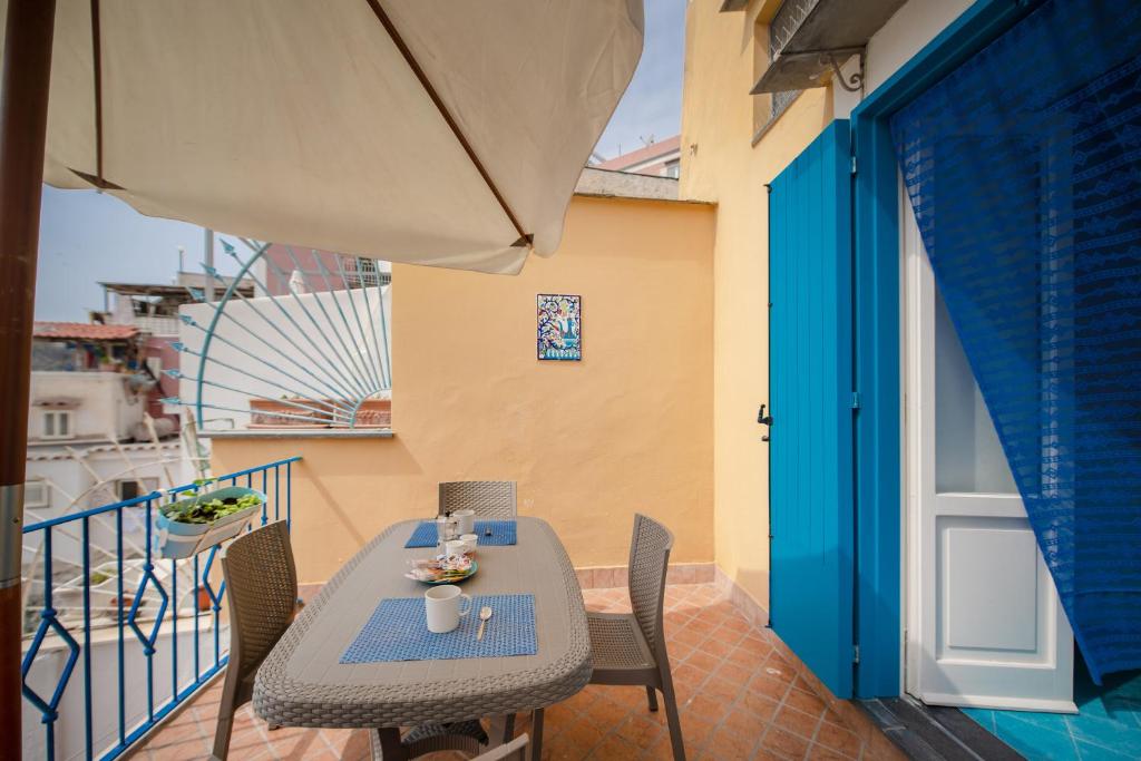 Rõdu või terrass majutusasutuses Residence dei Pescatori
