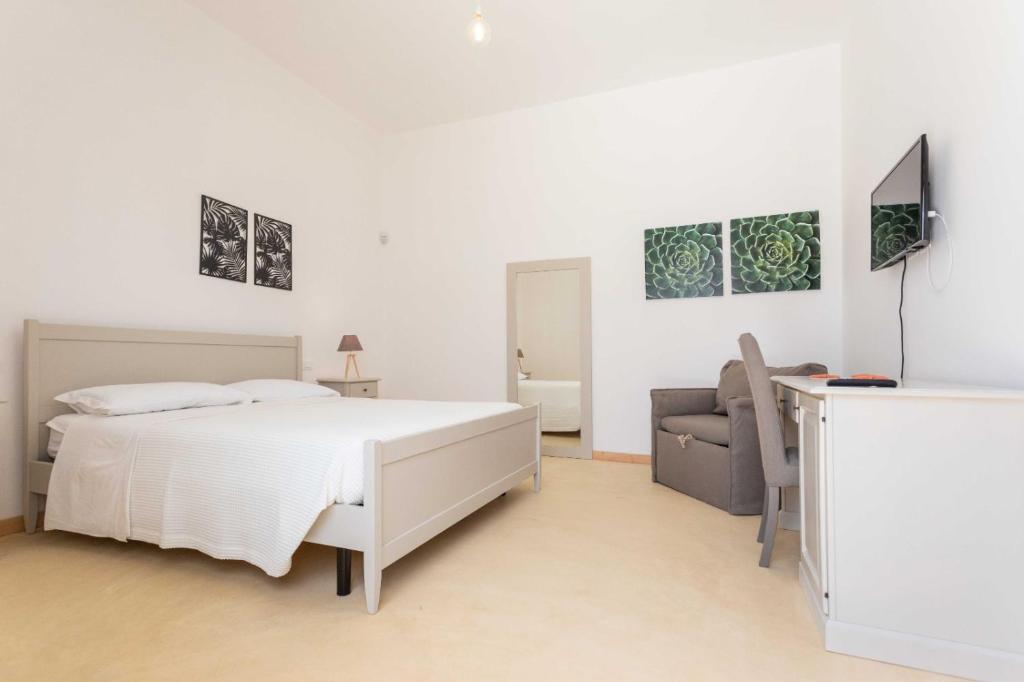 Posteľ alebo postele v izbe v ubytovaní Palummare - Agri Hotel Relais