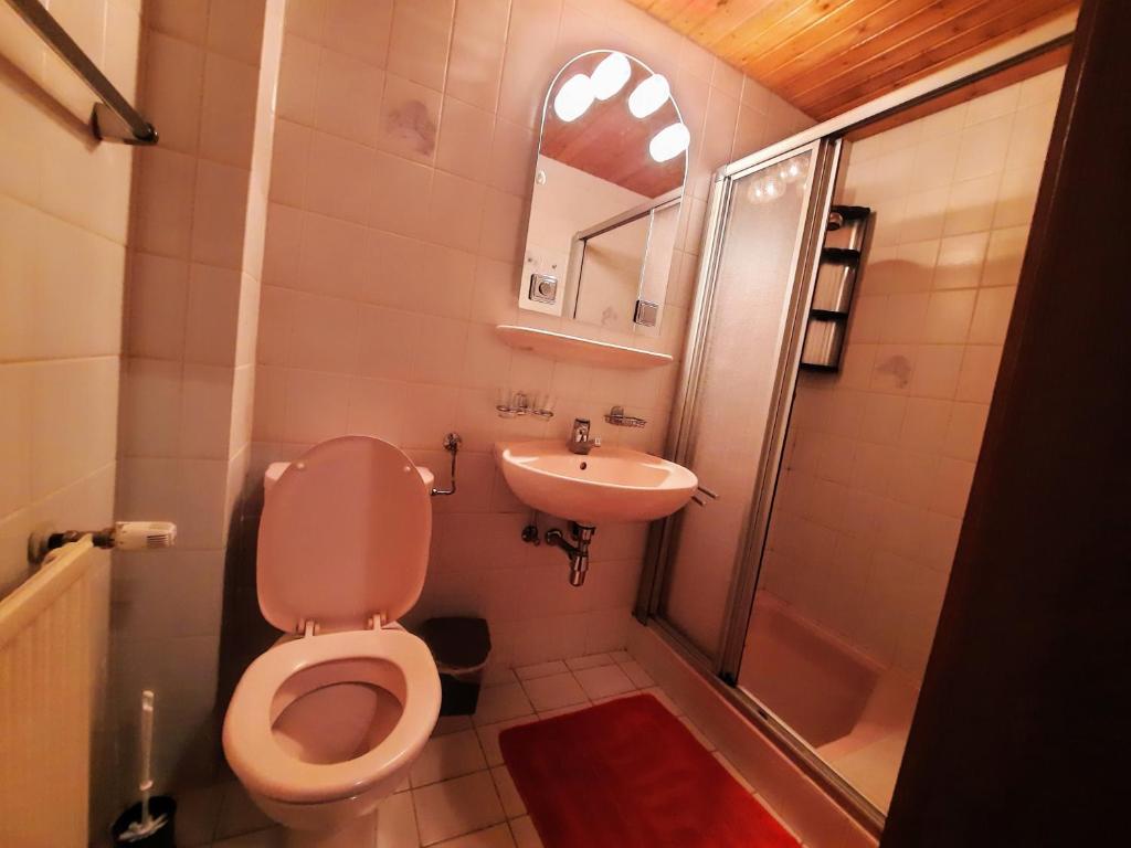 Kúpeľňa v ubytovaní Alie Gusta
