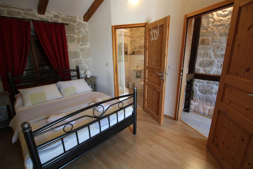 Postel nebo postele na pokoji v ubytování Summer house Sammon